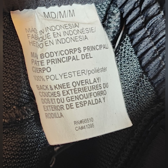 Under Armour Mission Pants Black Small Loose Fit Fleece Pockets Drawstring - Picture 8 of 13